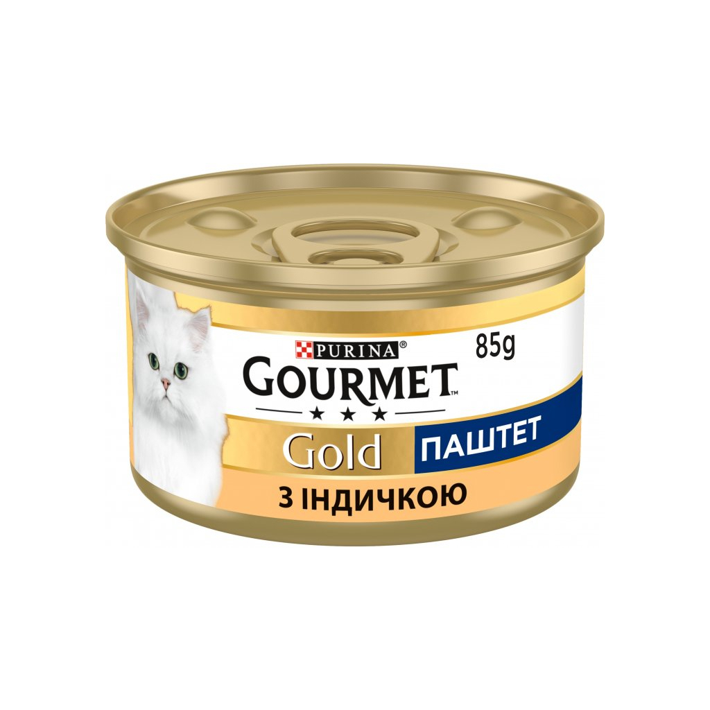 Паштет для котів Purina Gourmet Gold. З індичкою 85 г (7613031380992) - зображення 1