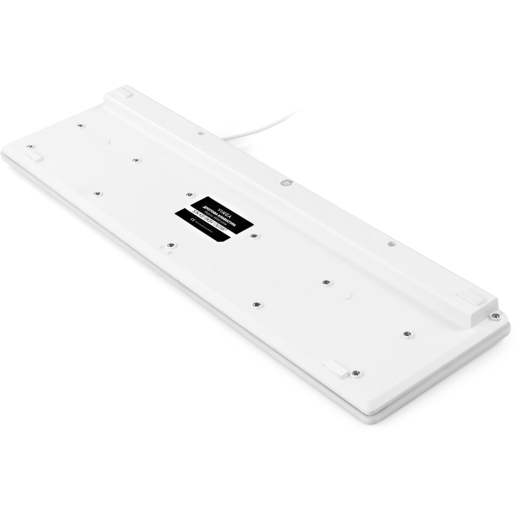 Клавіатура Vinga KB410 White - зображення 5