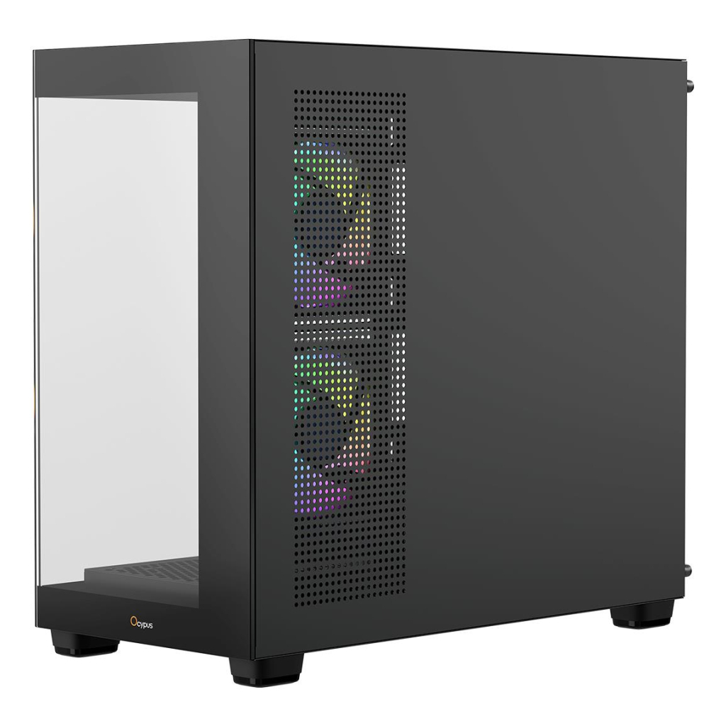 Корпус для ПК OCYPUS GAMMA C52 BK ARGB (GAMMA-C52-BKD300XX-GL) - зображення 3