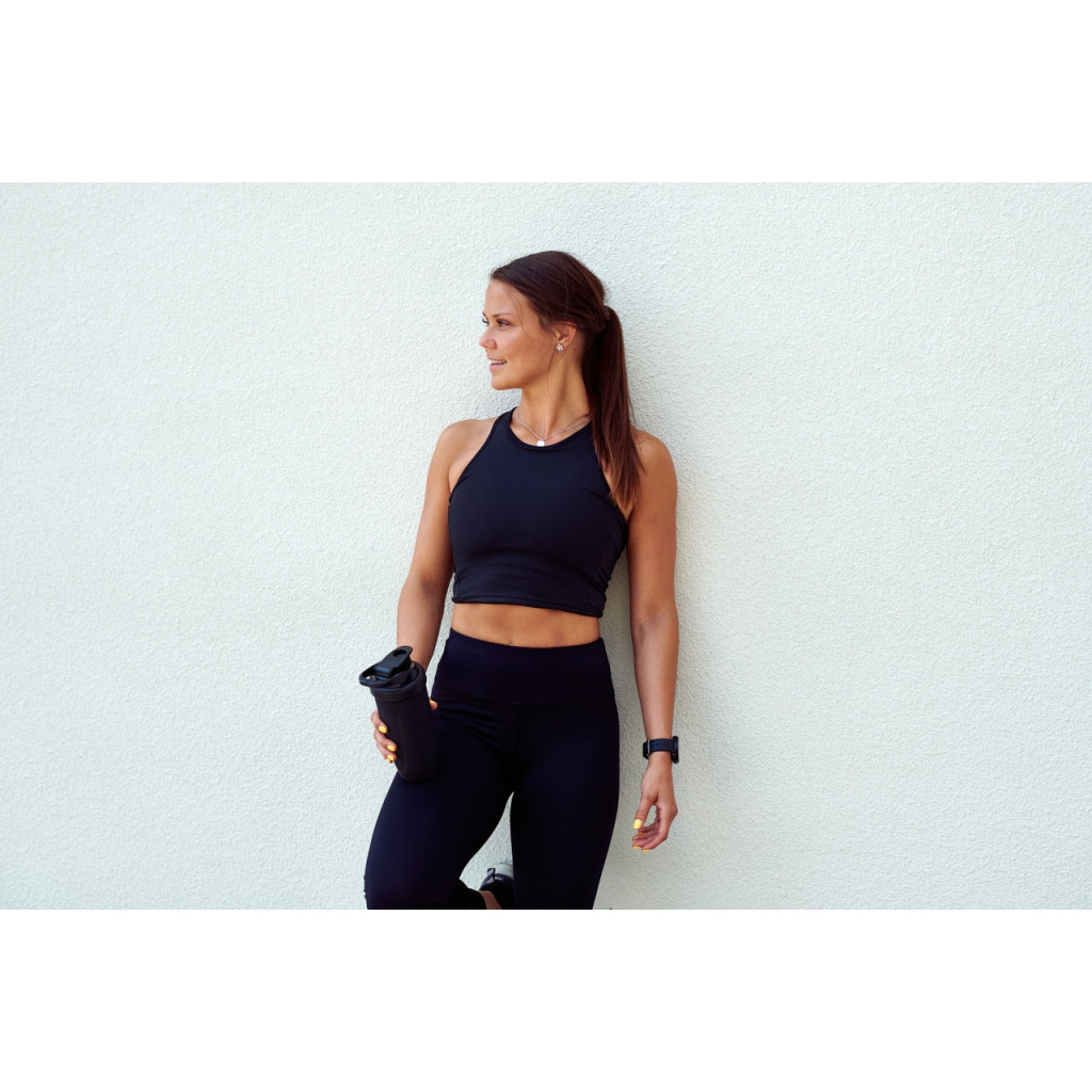 Шейкер спортивний SmartShake Reforce Stainless Steel 30oz/900ml Black (11150103) - зображення 10