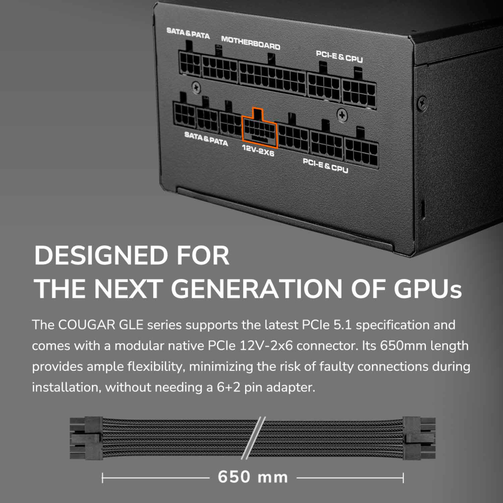 Блок живлення Cougar 1000W (GLE1000) - зображення 12