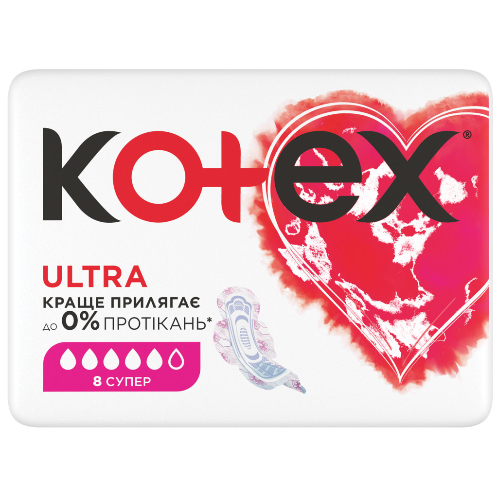 Гігієнічні прокладки Kotex Ultra Super 8 шт. (5029053542645) - зображення 2