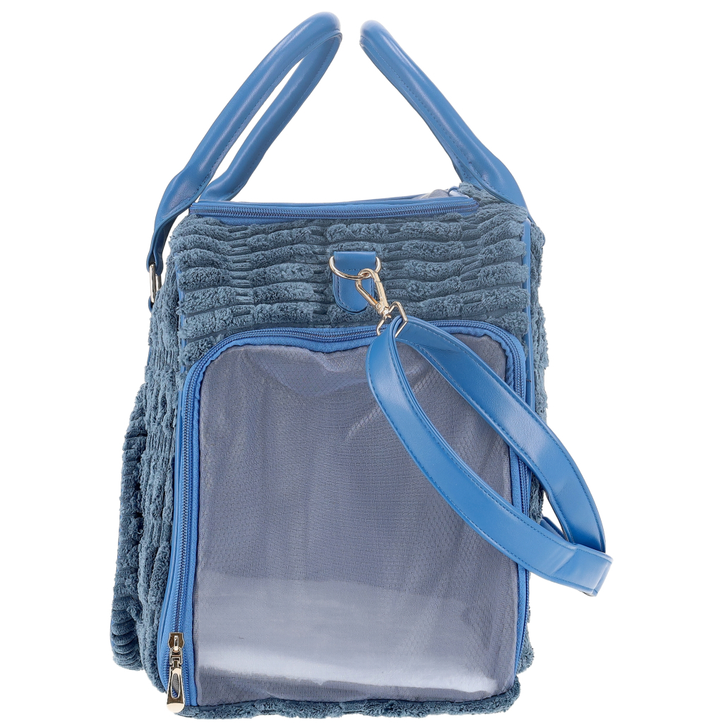 Переноска для тварин MISOKO&CO 41.5x23x28 см темно-синя (YIWUMSK70159) - изображение 3