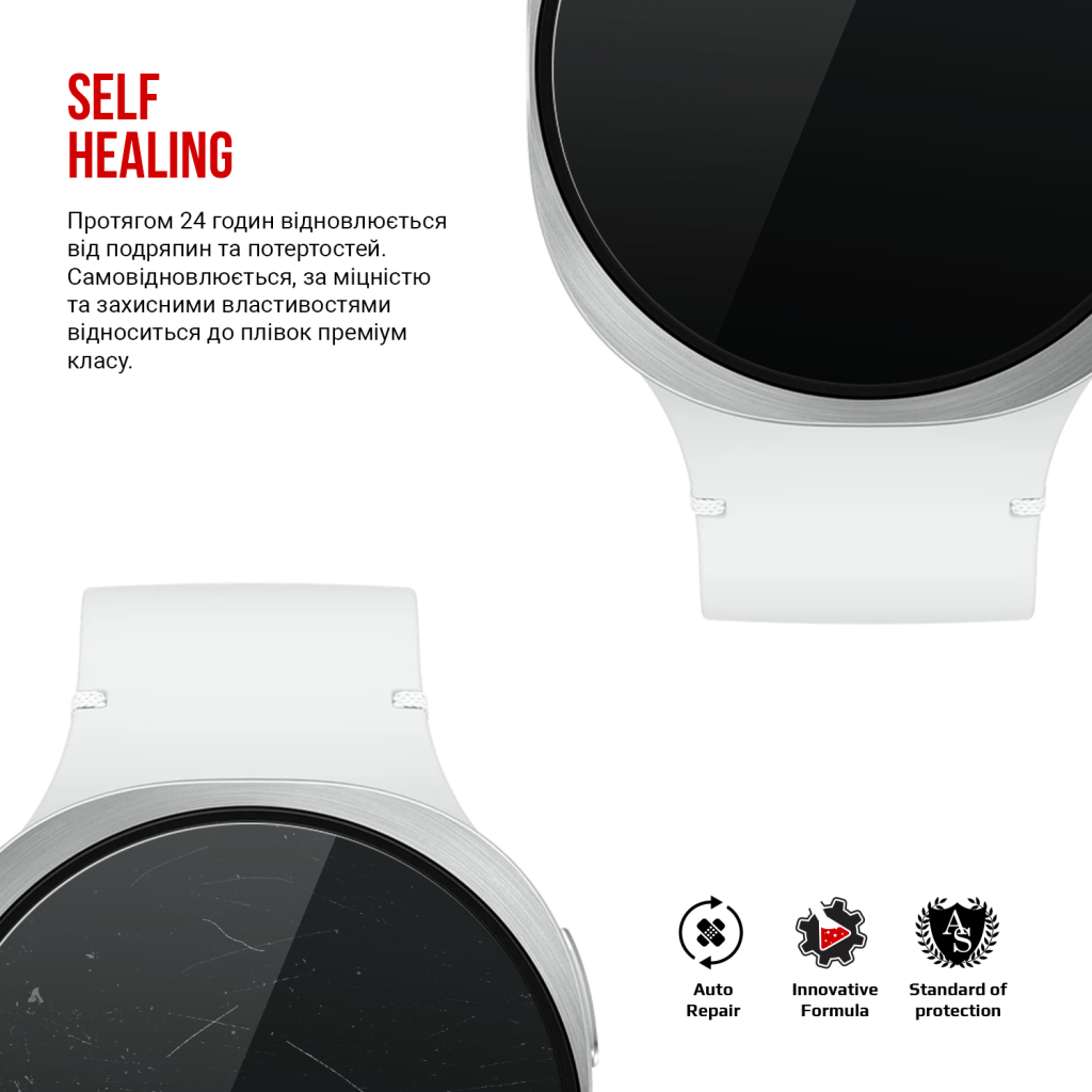 Плівка захисна Armorstandart hydrogel Samsung Galaxy Watch 8 44mm 6 шт. (ARM87437) - зображення 3