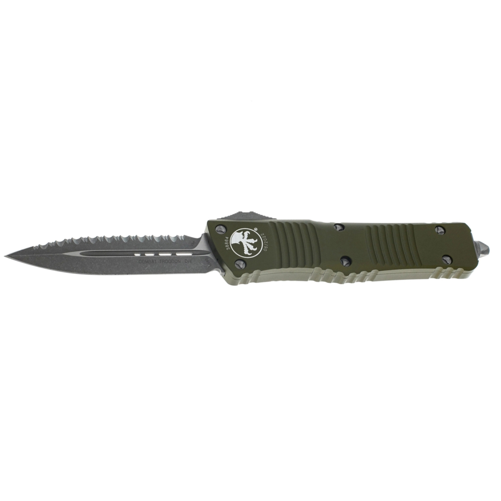Ніж Microtech Combat Troodon Double Edge Apocalyptic FS (142-12APOD) - зображення 1