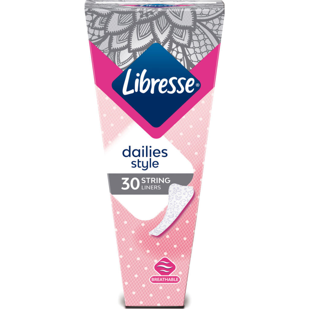 Щоденні прокладки Libresse Daily Fresh String 30 шт. (7310791193892) - зображення 2