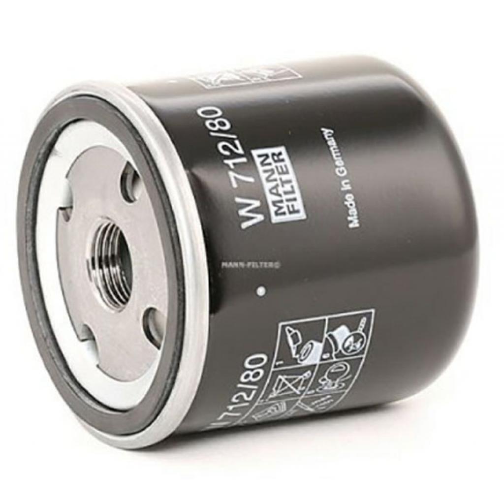 Фільтр масляний Mann W712/80 - зображення 1