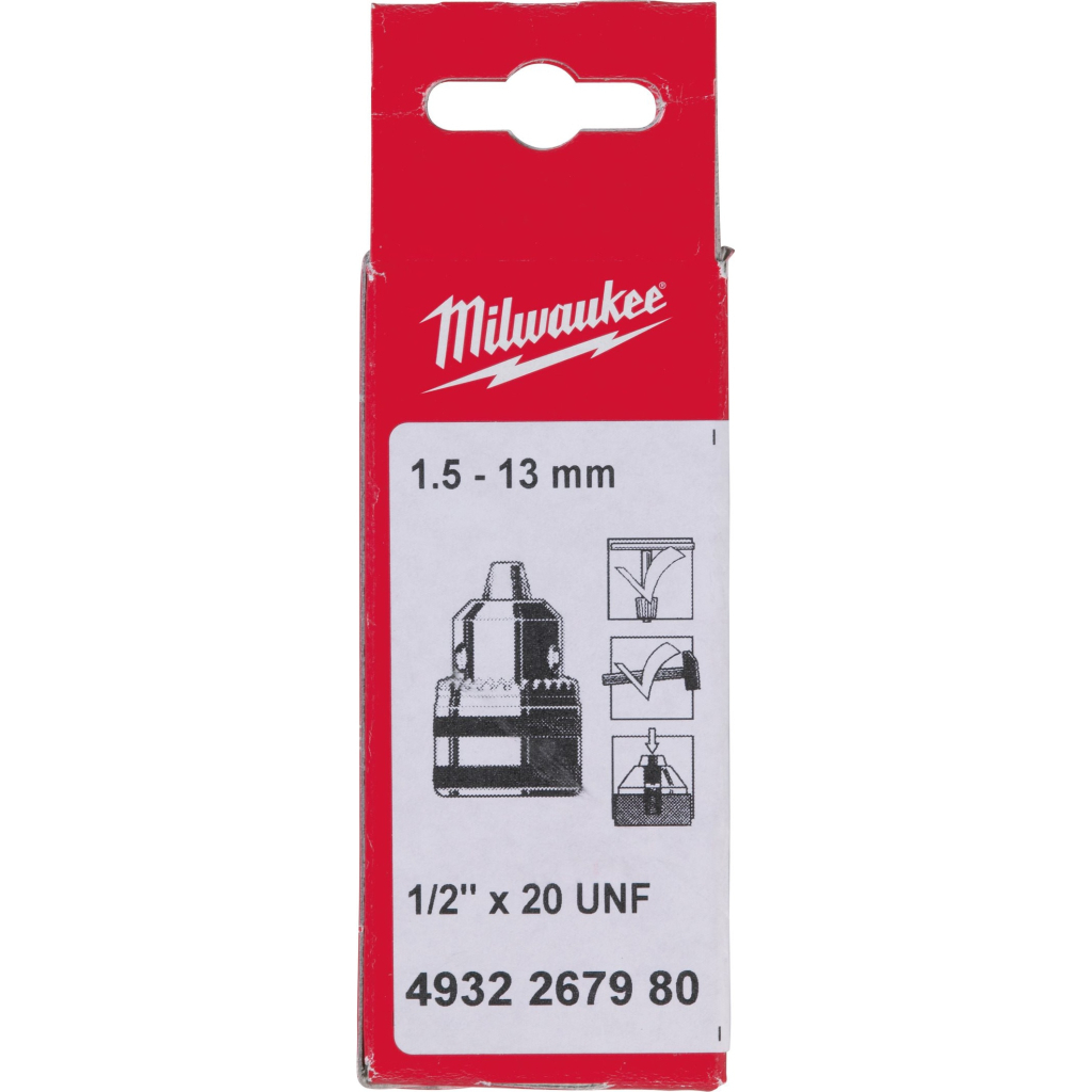 Патрон Milwaukee під ключ 1,5-13 1/2"х20 (4932267980) - изображение 2