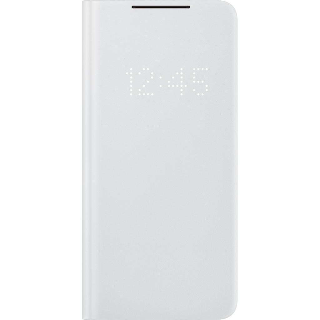 Чохол до мобільного телефона Samsung Smart LED View Cover Galaxy S21+ Light Gray (EF-NG996PJEGRU) - зображення 1