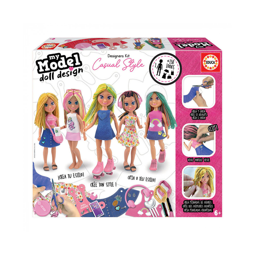 Лялька Educa My Model Doll Design Casual (6425296) - зображення 1