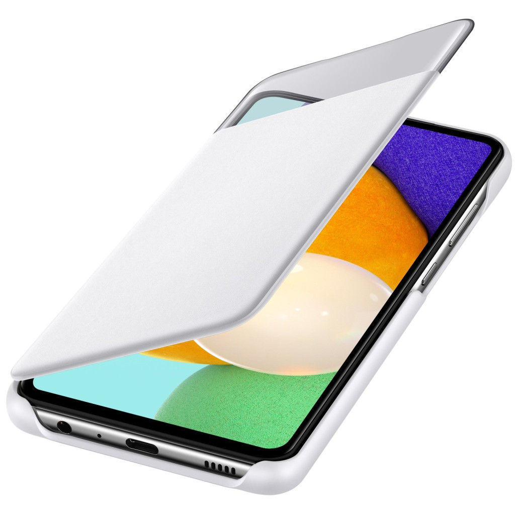 Чохол до мобільного телефона Samsung SAMSUNG Galaxy A52/A525 S View Wallet Cover White (EF-EA525PWEGRU) - зображення 3