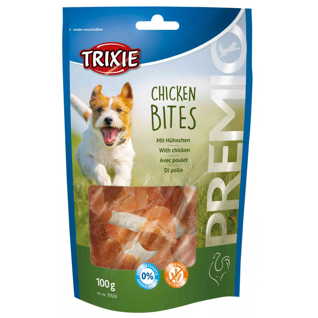 Ласощі для собак Trixie Premio Chicken Bites 100 г (4011905315331) - зображення 1