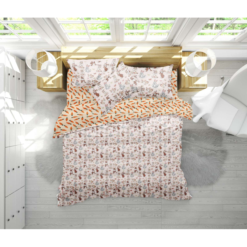 Постільна білизна MirSon Бязь 17-0530 Bambi Полуторна (2200003676341) - зображення 1