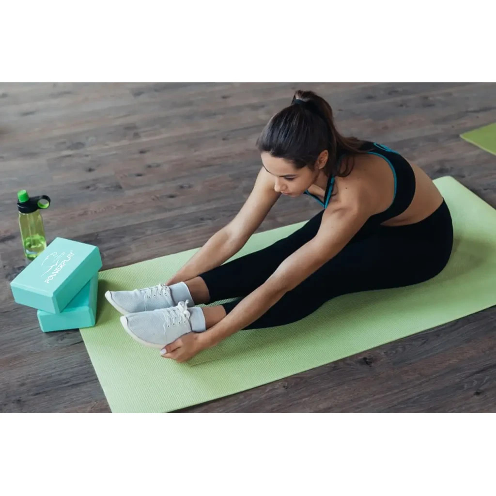 Блок для йоги PowerPlay Yoga Brick EVA 2 шт Мятні (PP_4006_Mint_2in) - зображення 3