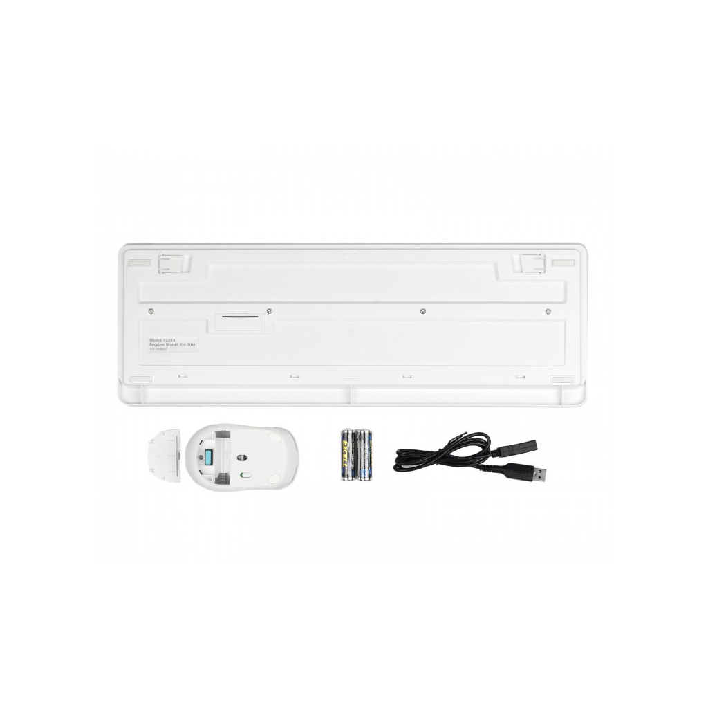Комплект A4Tech FG1012 Wireless White - зображення 5