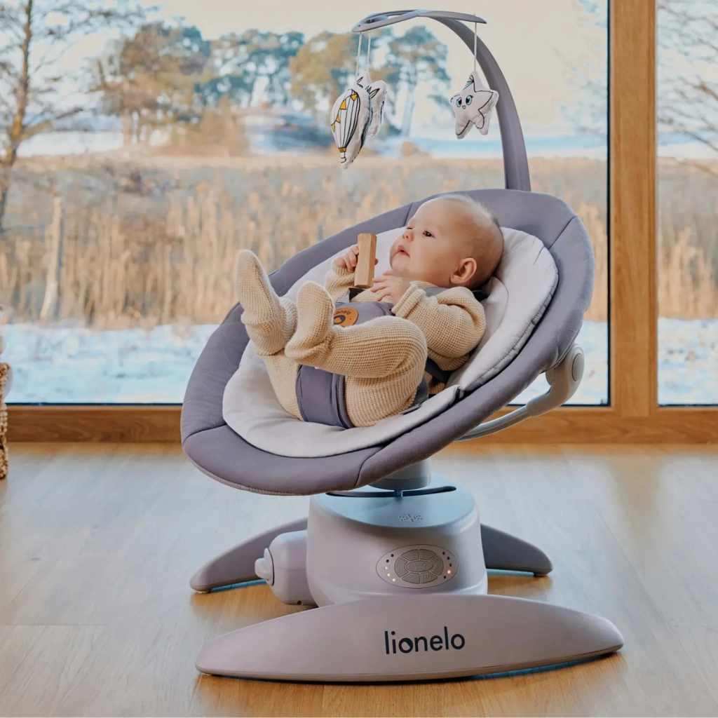 Крісло-гойдалка Lionelo Mell Grey stone (LO-MELL GREY STONE) - изображение 11