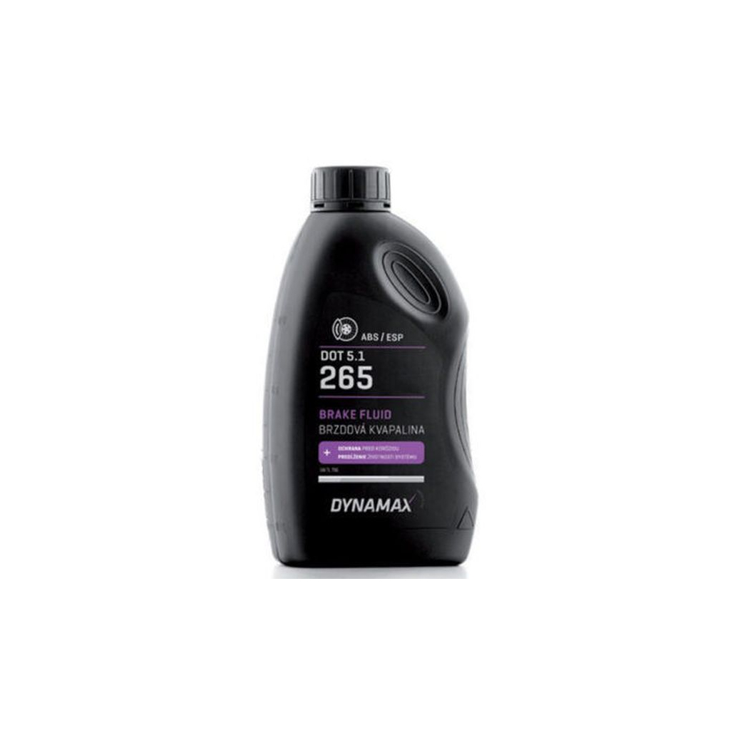 Гальмівна рідина DYNAMAX 265 DOT4 1л - зображення 1