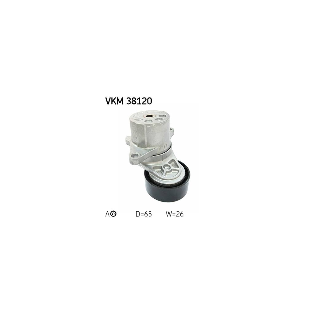 Натягувач ременя з роликом SKF VKM 38120 - зображення 2