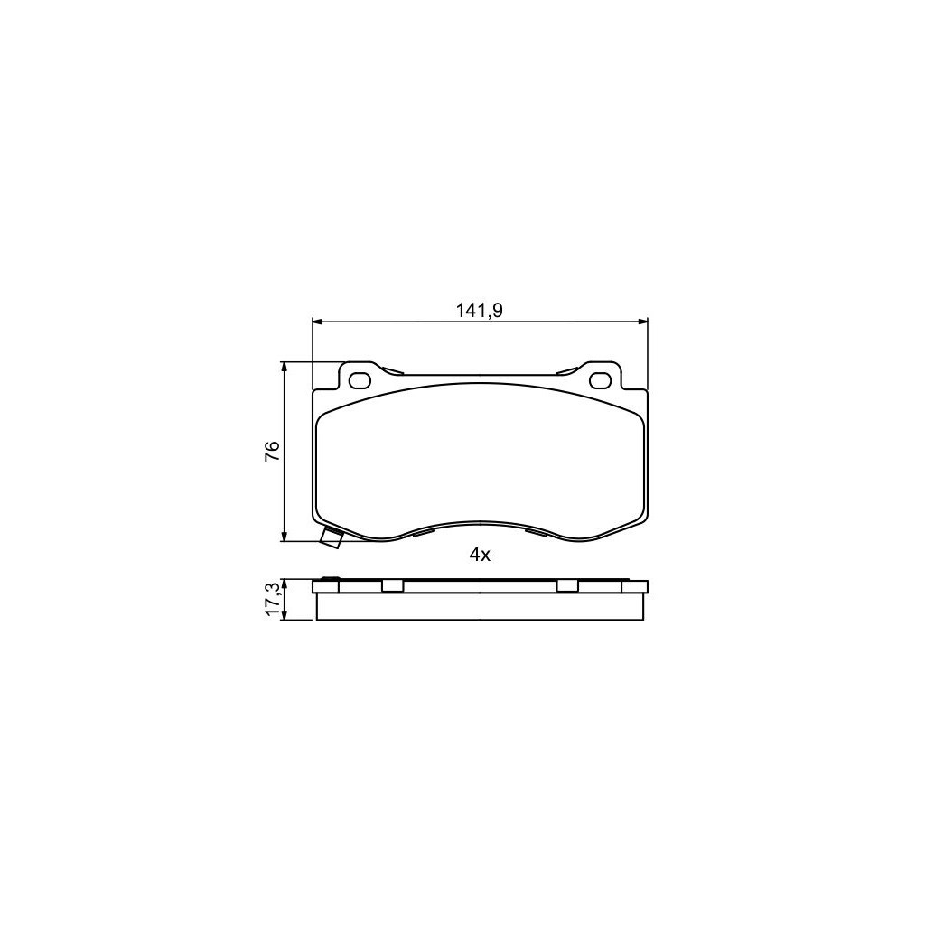 Гальмівні колодки Bosch 0986494870 - изображение 4