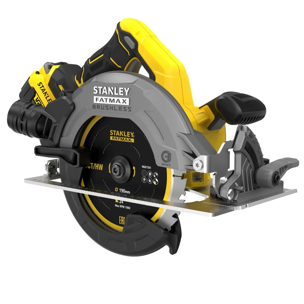 Дискова пила Stanley FatMax,18В(V20)Li-Ion,2x4Ah, 5000 об/хв, кейс, 10,71 кг (SFMCS550M2K) - изображение 2