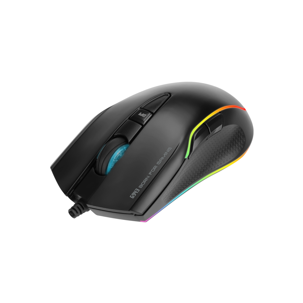 Мишка Marvo G943 RGB-LED USB Black - зображення 2