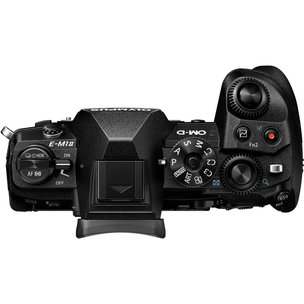 Цифровий фотоапарат Olympus E-M1 mark II 12-100 mm Kit black (V207060BE010) - зображення 4