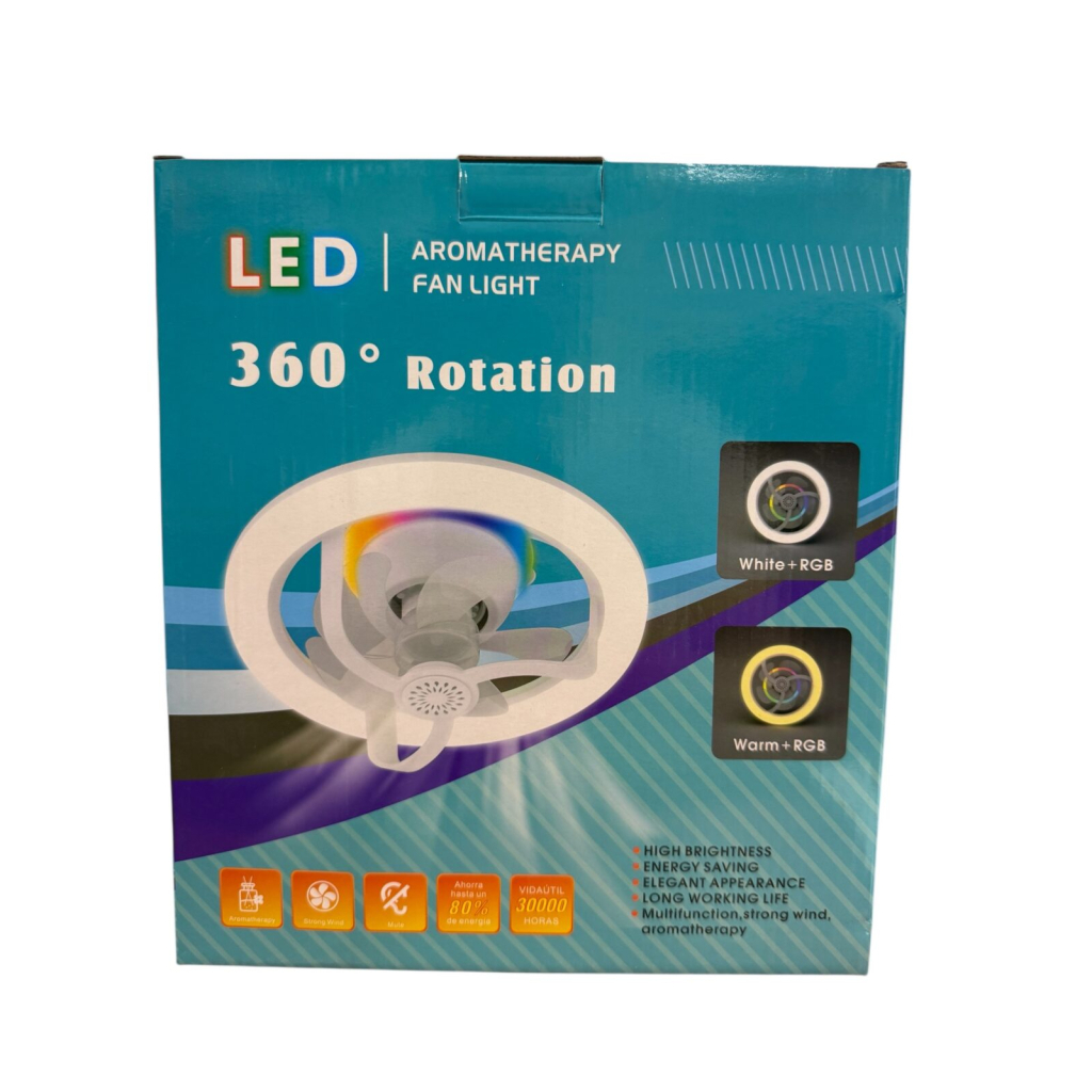 Вентилятор XoKo LED RGB Fan Light 100 Aroma (XK-FL-100RGB) - зображення 7