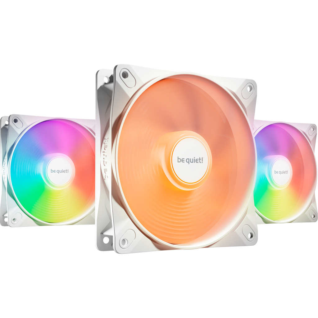 Кулер до корпусу Be quiet! LIGHT WINGS LX 120mm PWM high-speed білий (BL125) - зображення 1