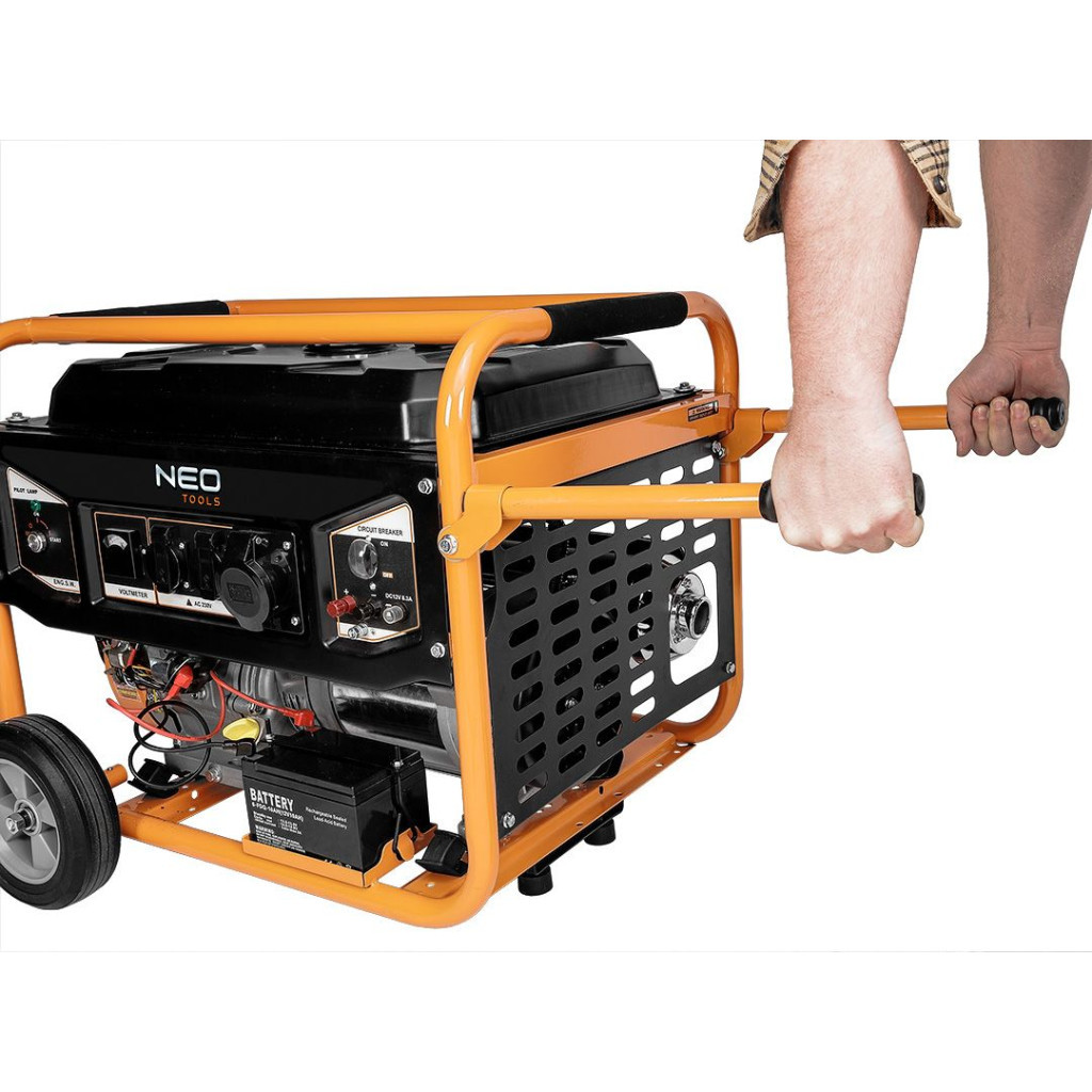 Генератор Neo Tools 230V, 1 фаза, 6/6.5kW, електростарт., AVR (04-731) - изображение 7