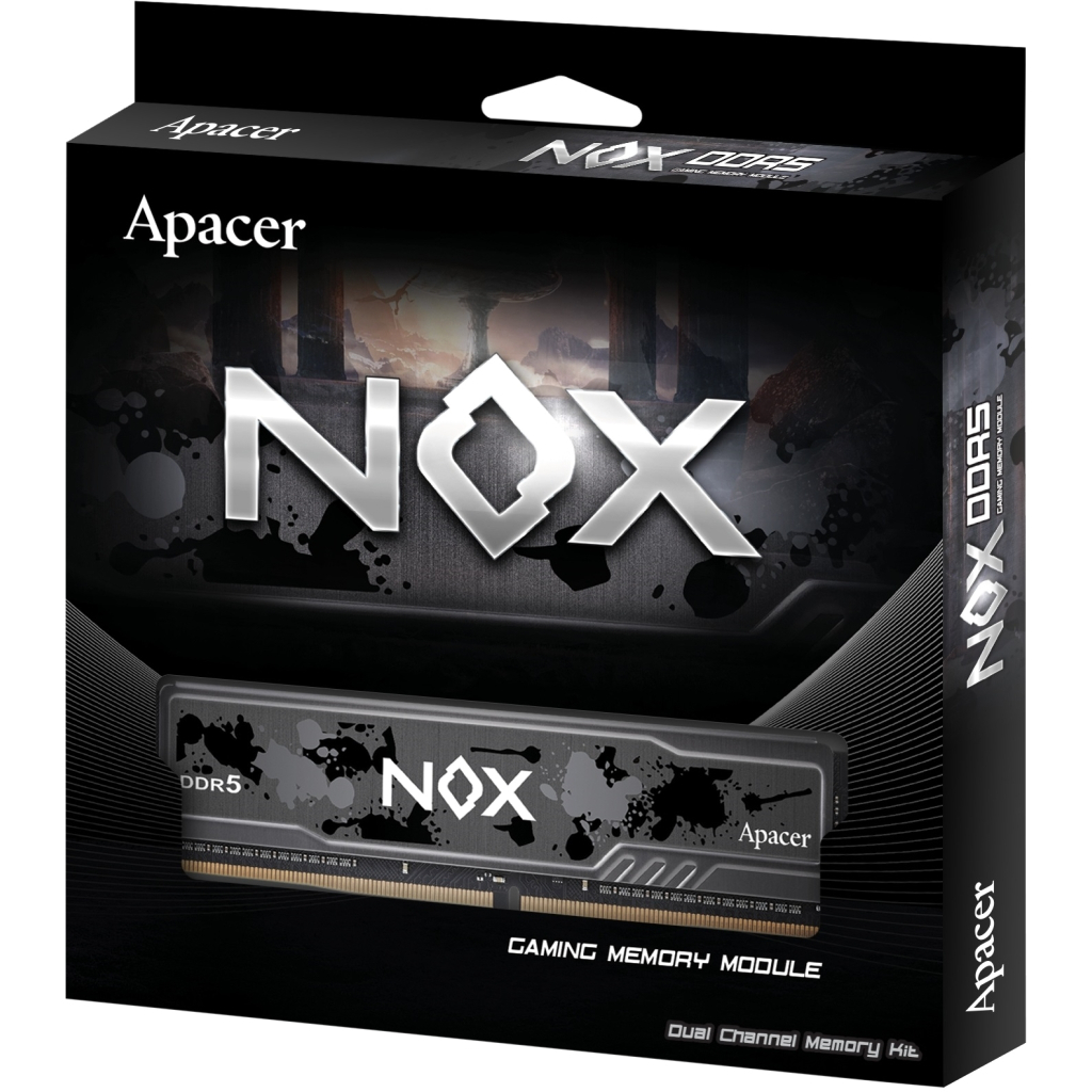 Модуль пам'яті для комп'ютера DDR5 64GB (2x32GB) 5600 MHz NOX Apacer (AH5U64G56C522MBAA-2) - зображення 4