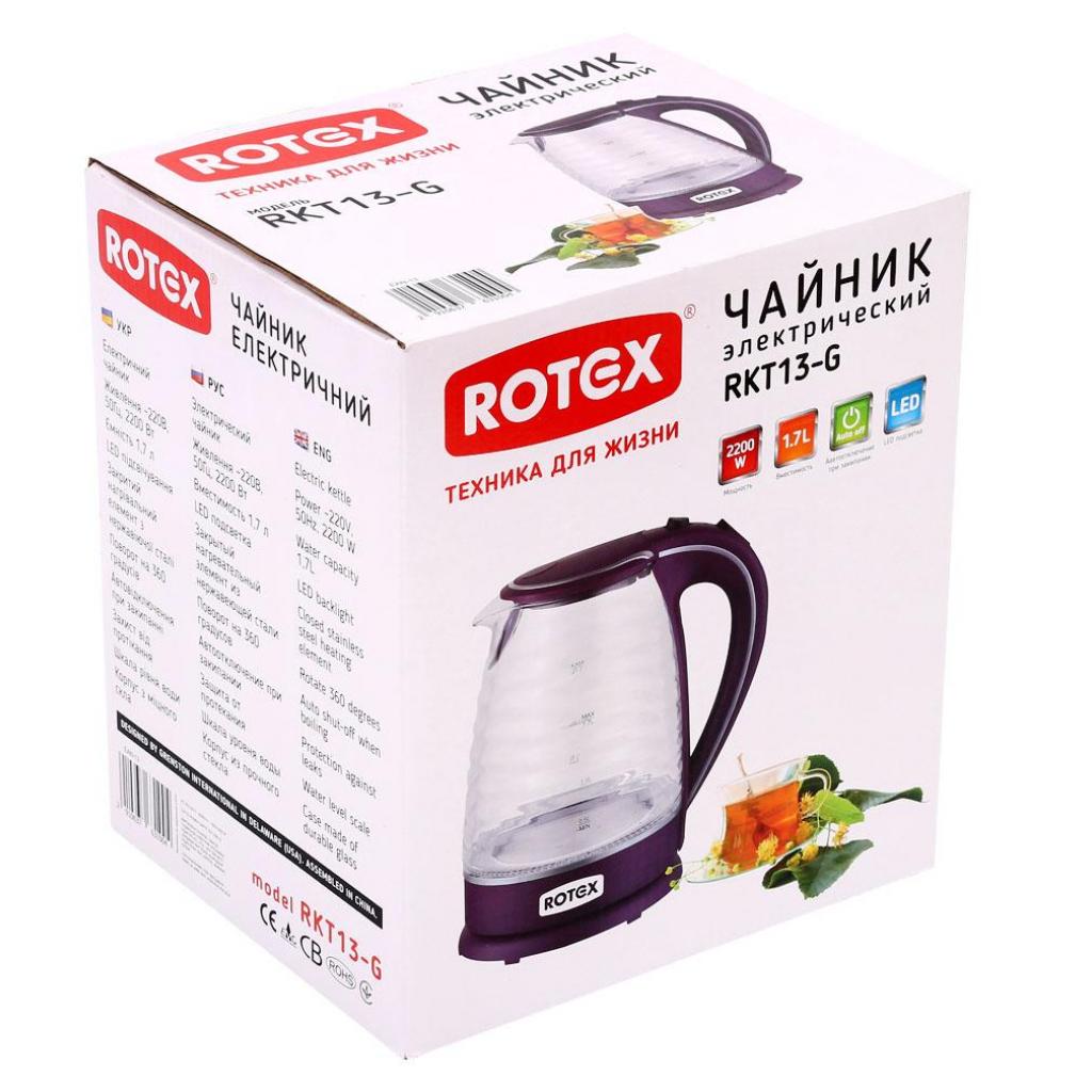Електрочайник Rotex RKT13-G - зображення 5
