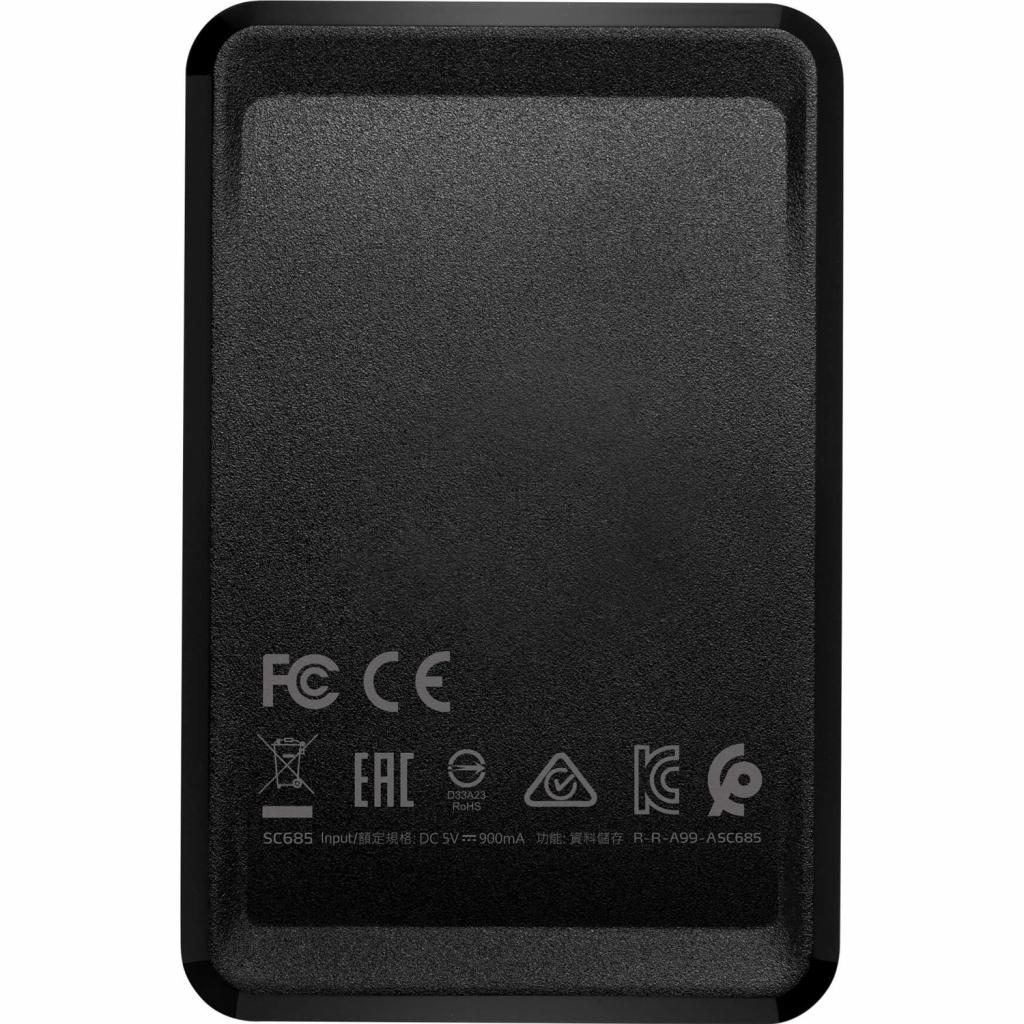 Накопичувач SSD USB 3.2 250GB ADATA (ASC685-250GU32G2-CBK) - зображення 2