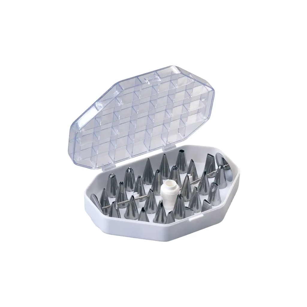 Набір кондитерських насадок Martellato н/ж 26 шт (BOS 26) - изображение 1