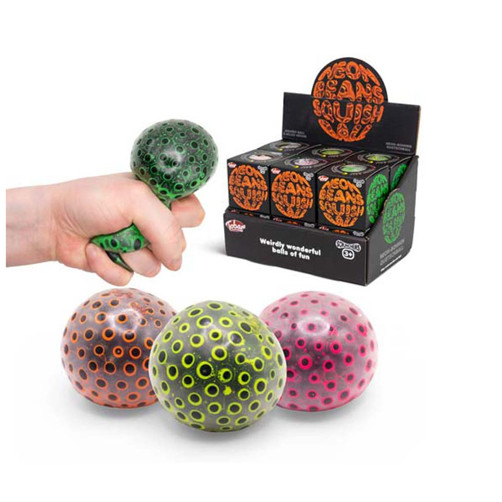 Антистрес Tobar Скранчемс м'ячик-антистрес неонові боби (38592) - зображення 5