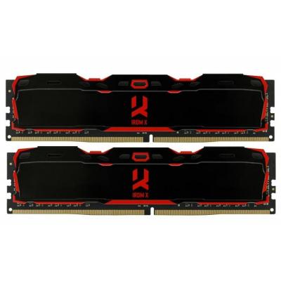 Модуль пам'яті для комп'ютера DDR4 8GB (2x4GB) 2800 MHz IRDM Black Goodram (IR-X2800D464L16S/8GDC) - зображення 1