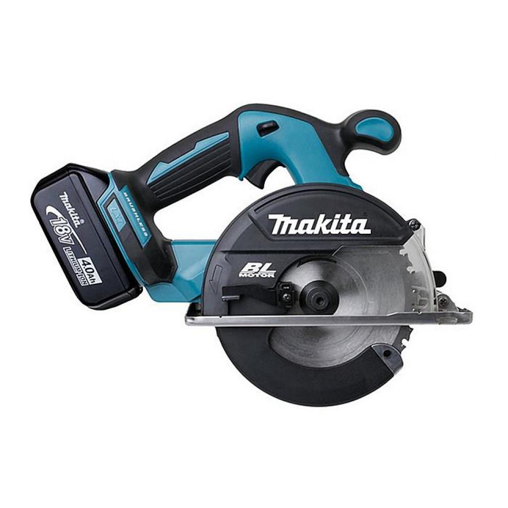 Дискова пила Makita по металлу LXT, 4Аг х 2шт, Makpac, 150мм (DCS551RMJ) - зображення 2
