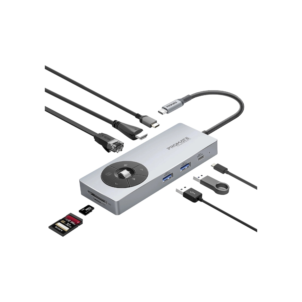 Концентратор Promate USB-C 14-in-1 Promate comandhub-pro (comandhub-pro) - изображение 1