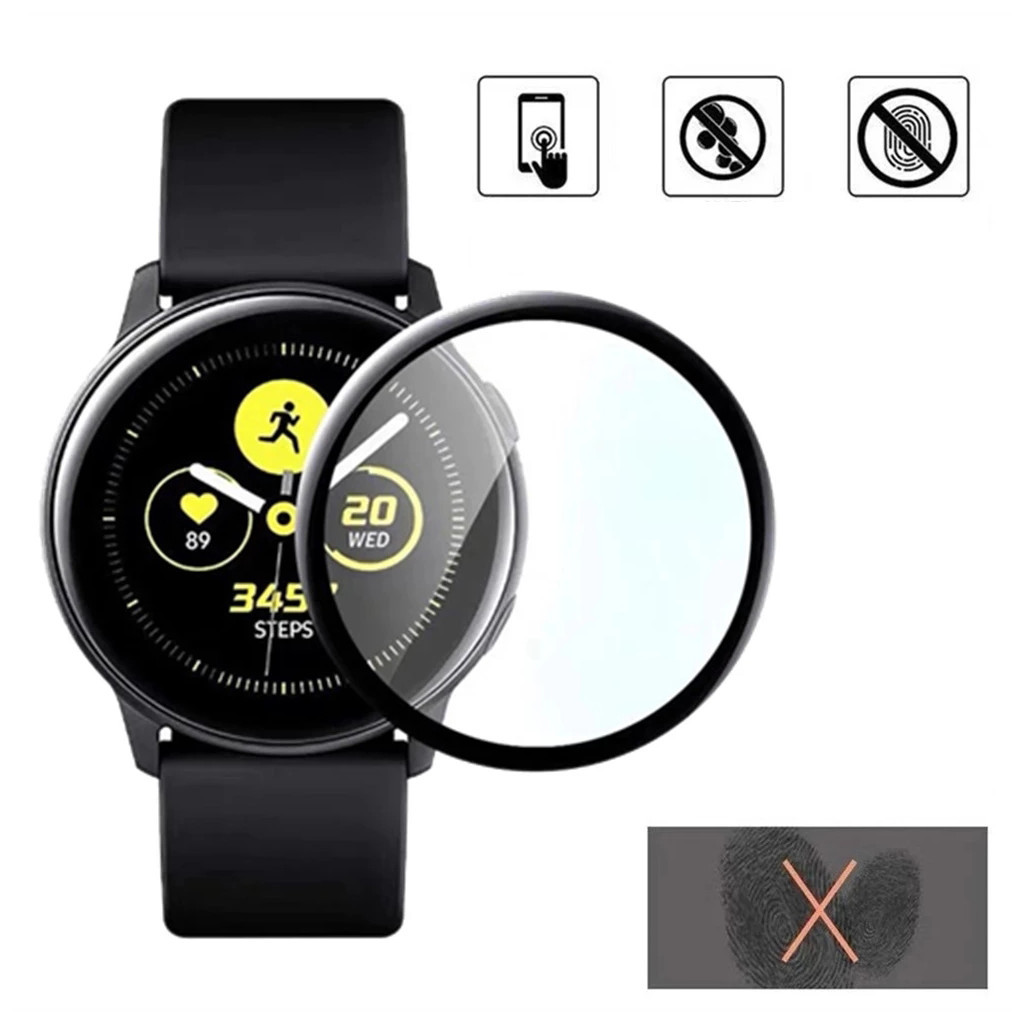 Плівка захисна BeCover Samsung Galaxy Watch Active SM-R500 Black (706034) - зображення 4
