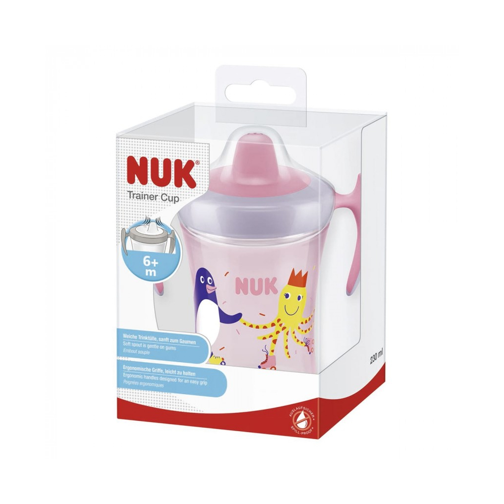 Поїльник-непроливайка Nuk Evolution Trainer Fun 230 мл (3953130) - зображення 2