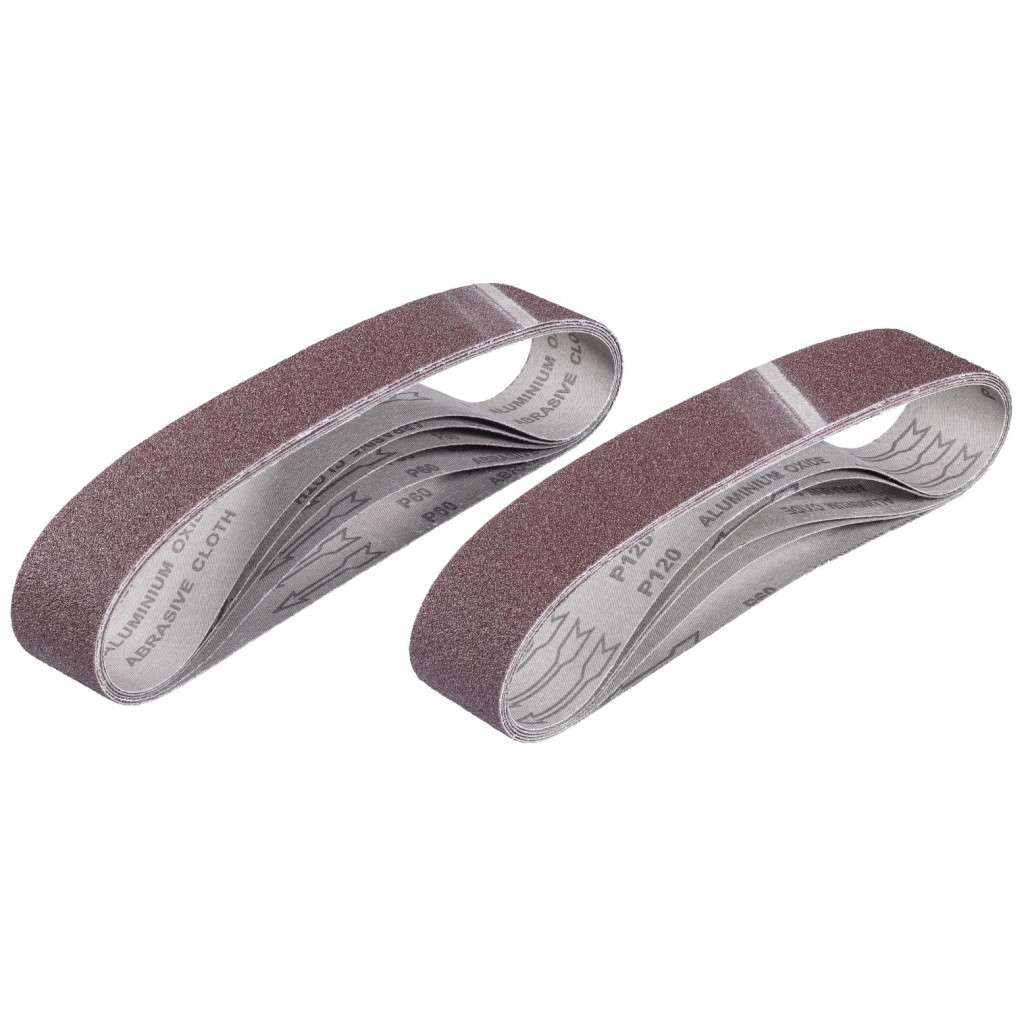 Наждачний папір Einhell стрічка KWB 50х686 мм, 5 шт (2хК60, 2хК80, 1хК120) (910805) - изображение 3