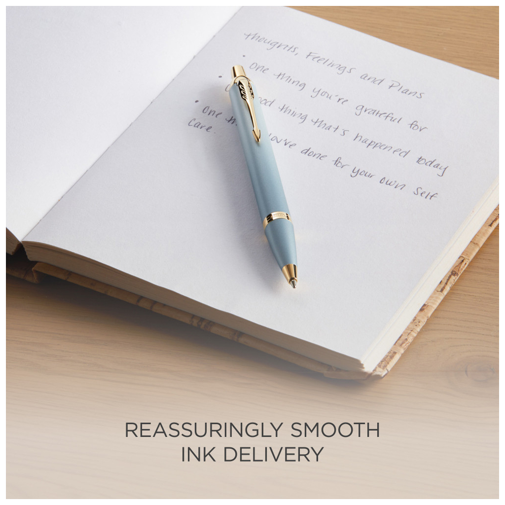 Ручка кулькова Parker IM 17 Rituals Turquoise Green GT BP + Пакет Parker Rituals (29 132) - зображення 3