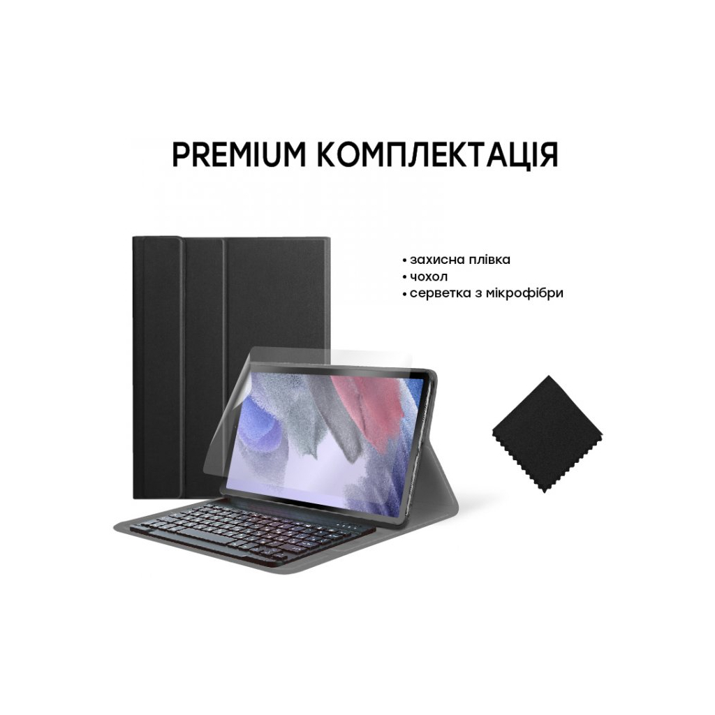 Чохол до планшета AirOn Premium Samsung Galaxy Tab A7 LITE T220/T225 BT keyboard Bla (4822352781065) - зображення 8