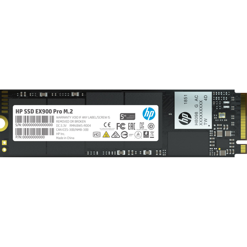 Накопичувач SSD M.2 2280 512GB EX900 Pro HP (9XL76AA) - зображення 1
