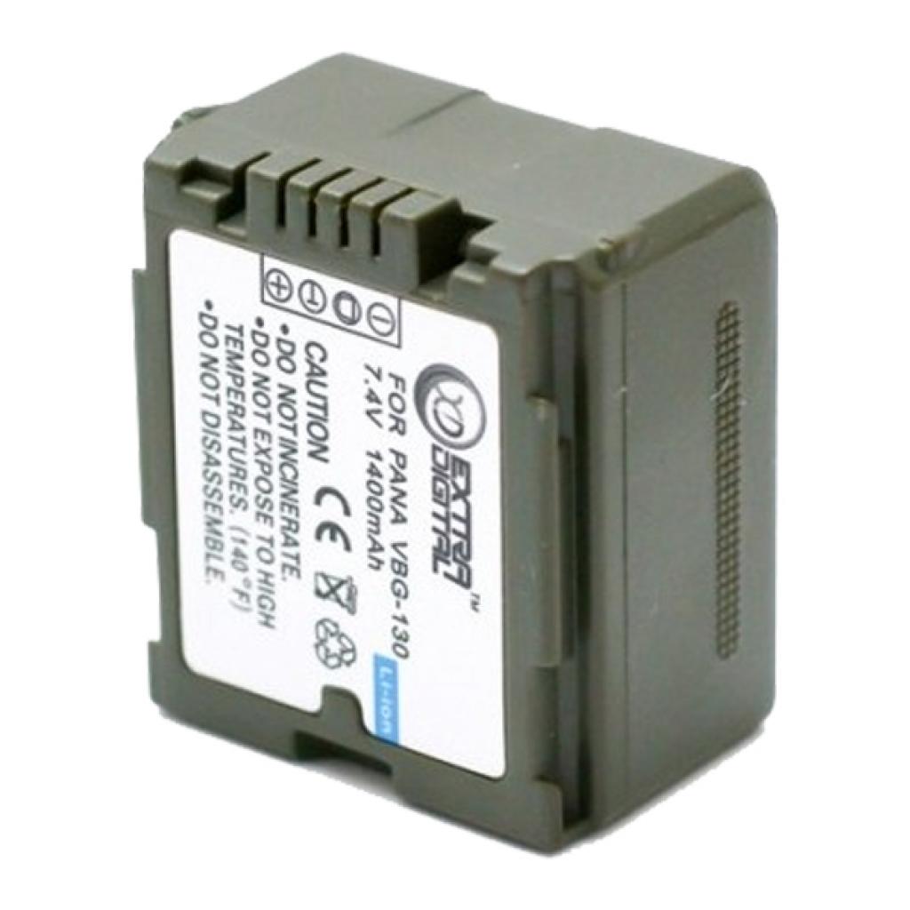 Акумулятор до фото/відео Extradigital Panasonic VW-VBG130 Chip (BDP2587) - зображення 2