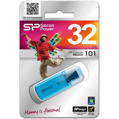 USB флеш накопичувач Silicon Power 32GB Helios 101 USB 2.0 (SP032GBUF2101V1B) - зображення 2