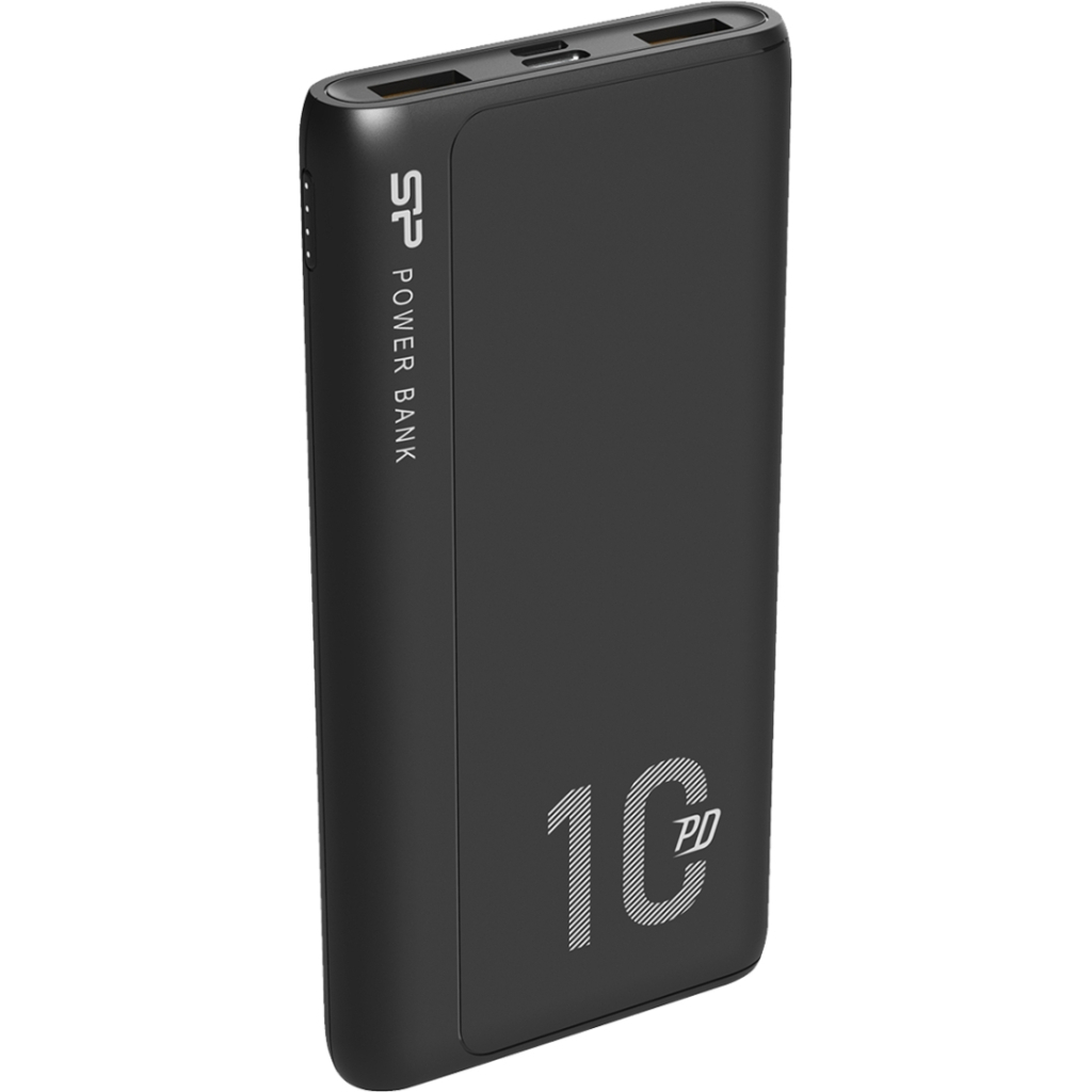 Батарея універсальна Silicon Power 10000mAh QP15 Black (SP10KMAPBKQP150K) - зображення 2