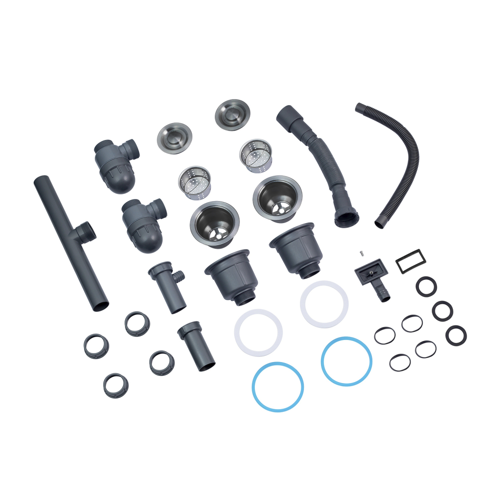 Мийка кухонна Kroner Schwarze-7843ZHM (CV022797) - зображення 10