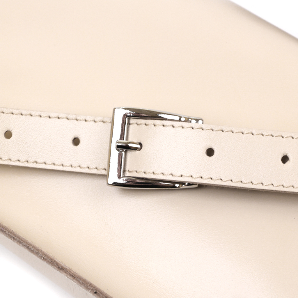 Сумка Shvigel Бананка з натуральної шкіри Бежева (16391) - зображення 7