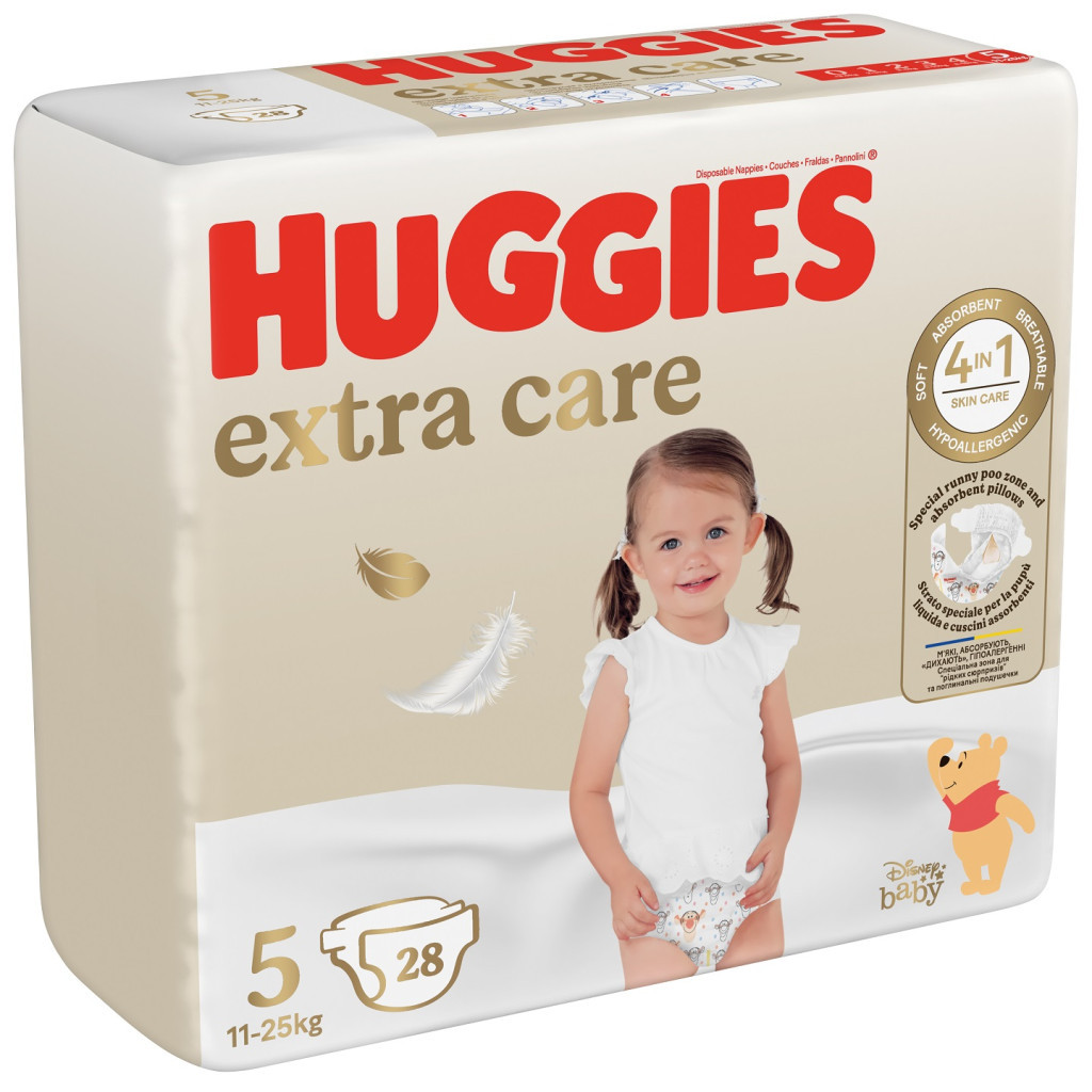 Підгузки Huggies Extra Care Size 5 (11-25 кг) 28 шт (5029053583150) - зображення 2