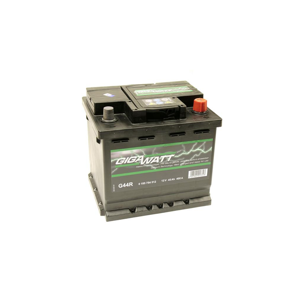 Акумулятор автомобільний GigaWatt 45А (0185754512) - зображення 3